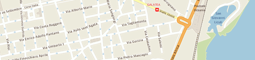 Mappa della impresa sturiale maurizio a CATANIA