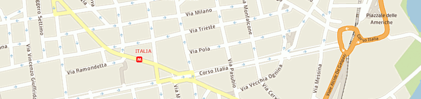 Mappa della impresa cottone vincenzo a CATANIA