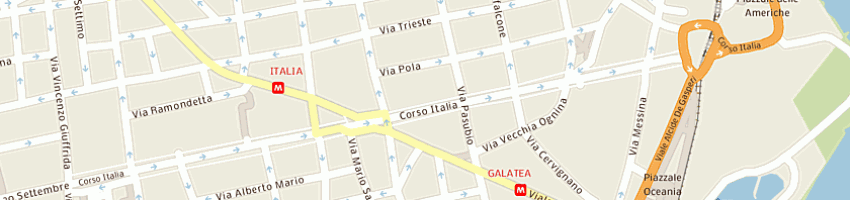 Mappa della impresa rinaldi giuseppe a CATANIA