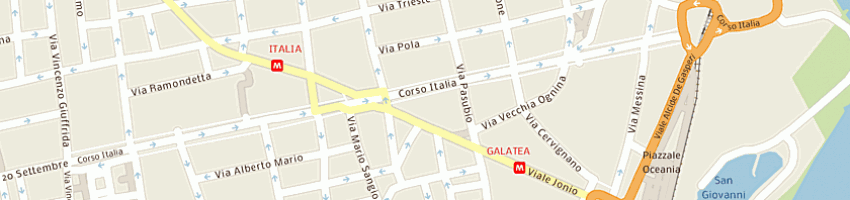 Mappa della impresa zappala' societa' effe gi ti (snc) a CATANIA