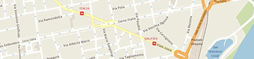 Mappa della impresa millepiedi di scionti giuseppina adalgisa a CATANIA