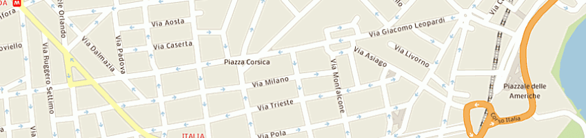 Mappa della impresa promovip di marrano vito e c snc a CATANIA