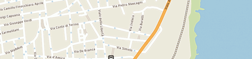 Mappa della impresa acqua a CATANIA