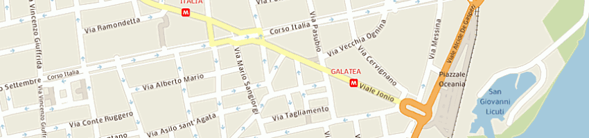 Mappa della impresa salice antonina a CATANIA