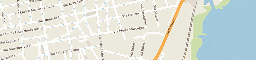 Mappa della impresa russo aldo a CATANIA