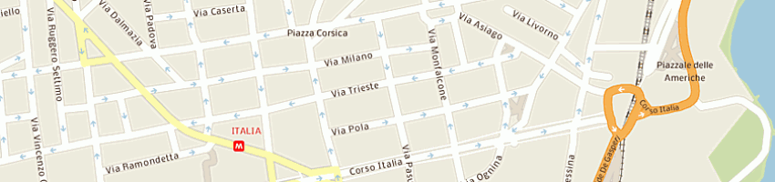 Mappa della impresa malgioglio antonino a CATANIA