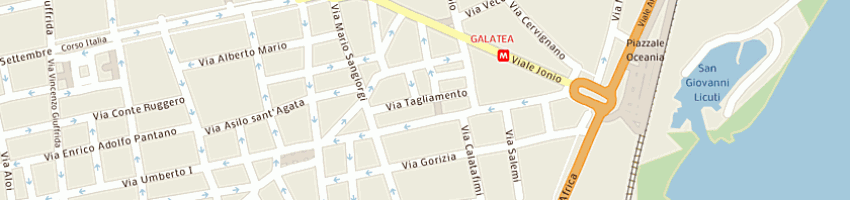 Mappa della impresa strano lorenzo a CATANIA