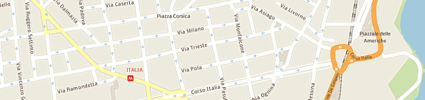 Mappa della impresa pavid professionisti associati vendite immobiliari delegate a CATANIA