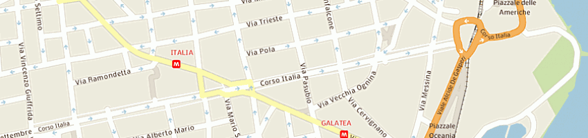 Mappa della impresa la rodiota ss a CATANIA