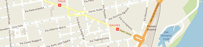 Mappa della impresa ribaudo nadine renee a CATANIA