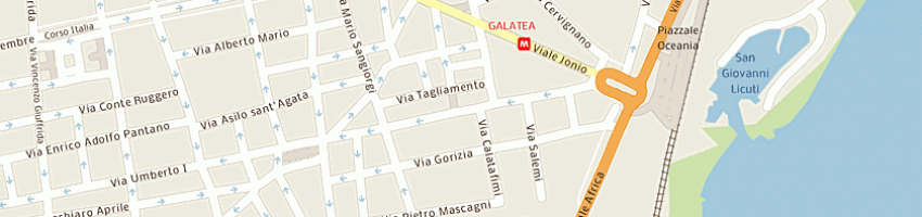 Mappa della impresa giarratana luisa a CATANIA