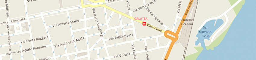 Mappa della impresa lauricella antonio a CATANIA