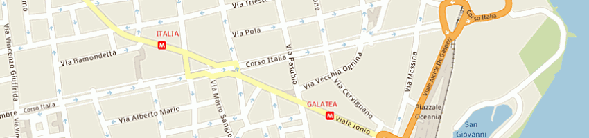 Mappa della impresa la casablanca di pierangela sala e c sas a CATANIA