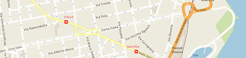 Mappa della impresa santonocito avv carmela a CATANIA