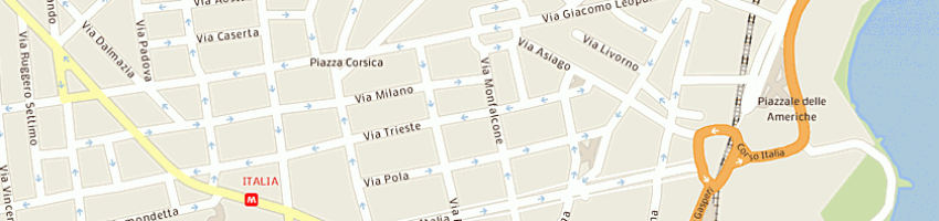 Mappa della impresa santangelo a CATANIA