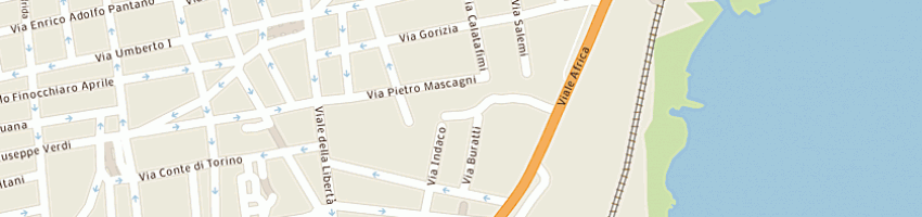 Mappa della impresa creative srl a AMANTEA