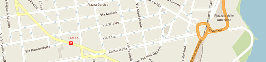 Mappa della impresa la rosa renato a CATANIA
