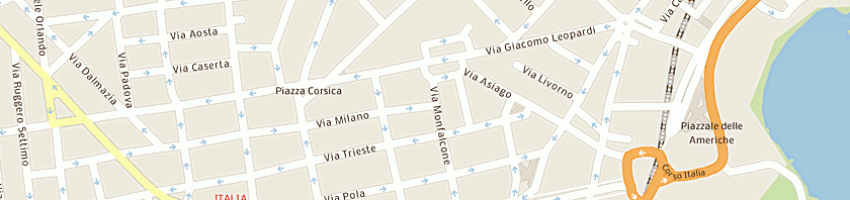 Mappa della impresa rivoli veronica a CATANIA