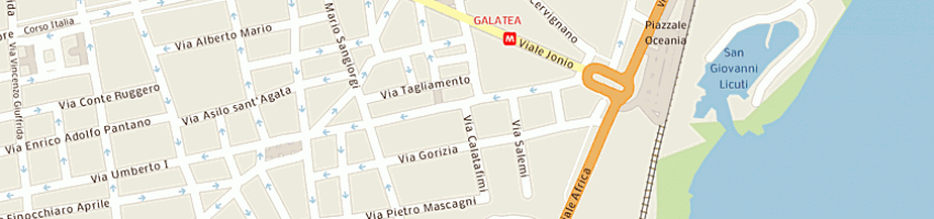 Mappa della impresa la cantinaccia e le sue quattro stagioni srl a CATANIA