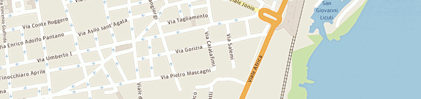 Mappa della impresa coniglione maria a CATANIA
