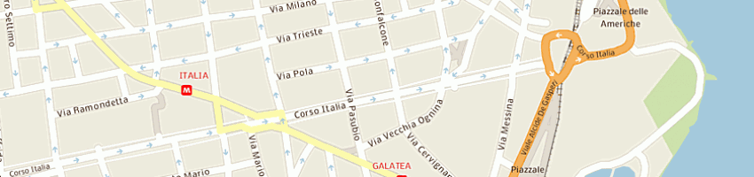 Mappa della impresa medivis srl con socio unico a CATANIA