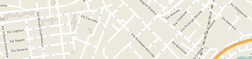 Mappa della impresa platania giuseppe a CATANIA