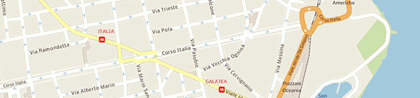 Mappa della impresa restivo angelo e figlio a CATANIA