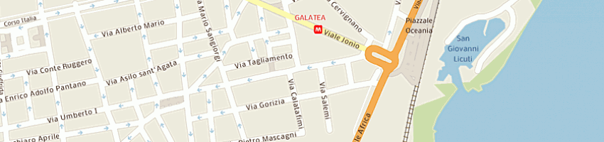 Mappa della impresa governo salvatore a CATANIA