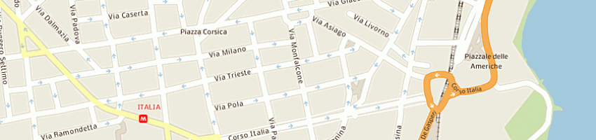 Mappa della impresa castiglione vittorio a CATANIA