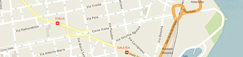 Mappa della impresa restivo srl a CATANIA