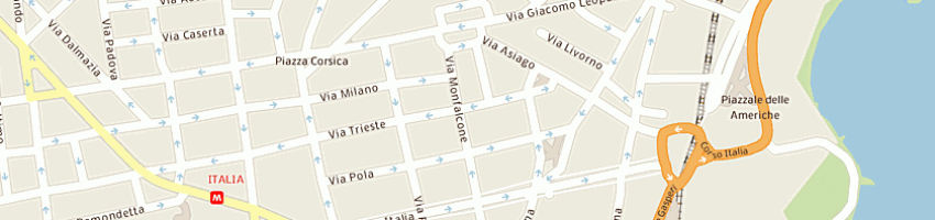Mappa della impresa loretta tricot di agli loredana a CATANIA