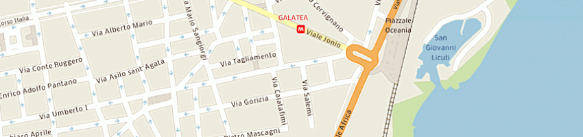 Mappa della impresa edison travel sas a CATANIA