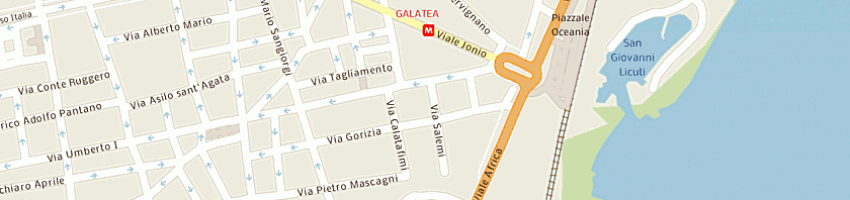 Mappa della impresa belfiore provvidenza a CATANIA