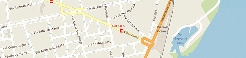 Mappa della impresa metrocart di bosco antonella a CATANIA