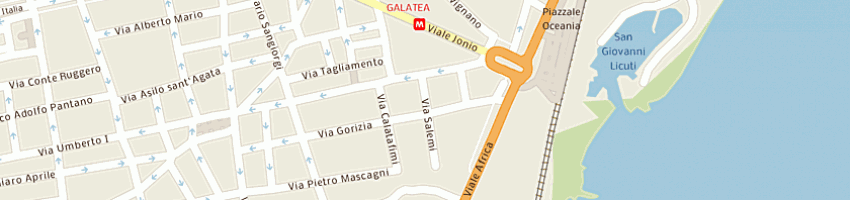 Mappa della impresa speed di calarco salvatore e c sas a CATANIA
