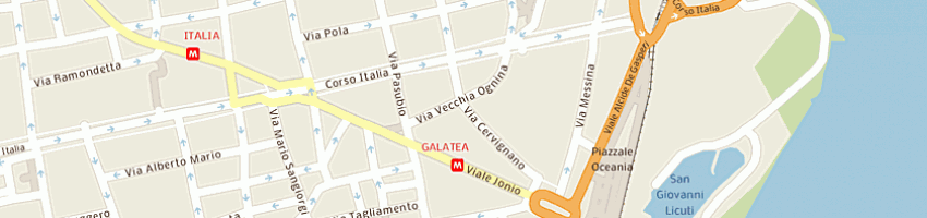 Mappa della impresa russo piera a CATANIA