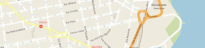 Mappa della impresa formula srl a CATANIA