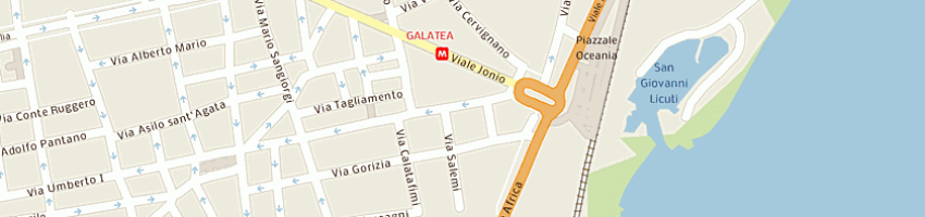 Mappa della impresa scalona antonio a CATANIA