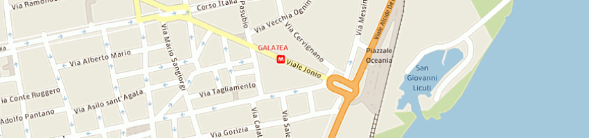 Mappa della impresa miraldi antonella a CATANIA
