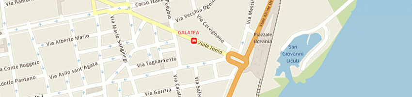 Mappa della impresa l'autoaccessorio snc a CATANIA