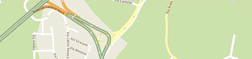 Mappa della impresa consorzio per le autostrade siciliane a SAN GREGORIO DI CATANIA