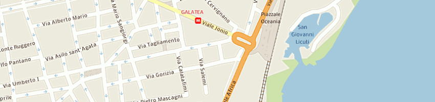 Mappa della impresa full company srl a CATANIA
