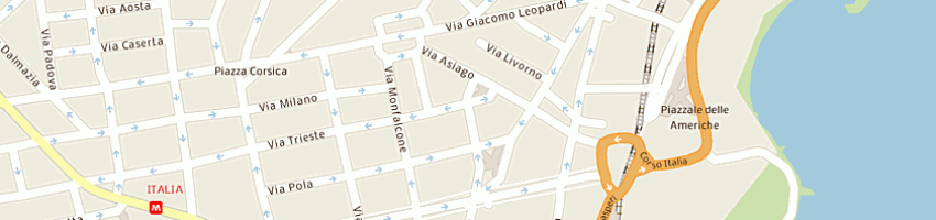 Mappa della impresa fichera giacomo a CATANIA