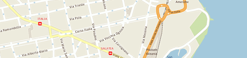 Mappa della impresa brazzaventre silvestro a CATANIA