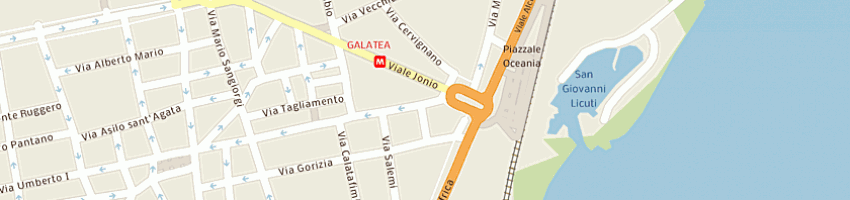 Mappa della impresa carto etnica a CATANIA