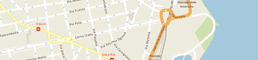 Mappa della impresa greco pietro santi a CATANIA