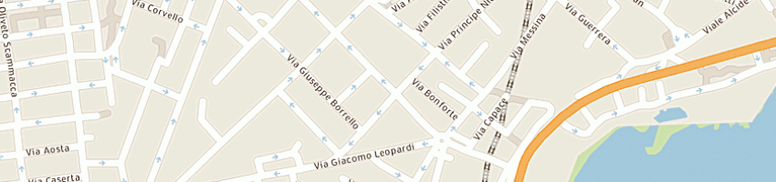 Mappa della impresa flli giustolisi mario e felice e c snc a CATANIA