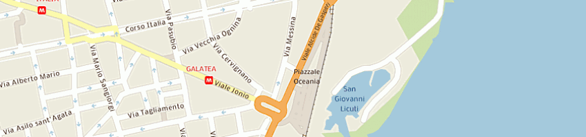 Mappa della impresa bi srl a CATANIA