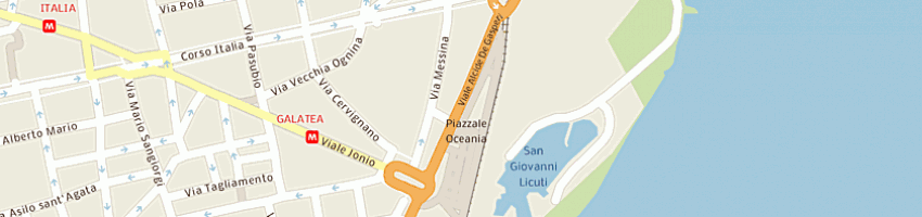 Mappa della impresa le ciminiere srl a CATANIA
