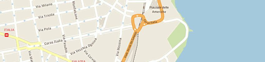 Mappa della impresa sevilla a CATANIA